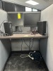 LOT - 2- DELL 20'' MONITORS / APC BATTERY BACKUP / KEYBOARD / MOUSE / HEADPHONES