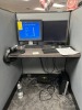 LOT - 2- DELL 20'' MONITORS / APC BATTERY BACKUP / KEYBOARD / MOUSE / HEADPHONES