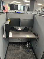 LOT - 2- ACER 20'' MONITORS / APC BATTERY BACKUP / KEYBOARD / MOUSE / HEADPHONES