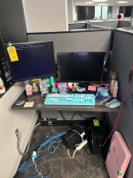 LOT - 1- ACER 22'' MONITOR / 1- DELL 20'' MONITOR / APC BATTERY BACKUP / KEYBOARD / MOUSE / HEADPHONES