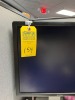LOT - 2- DELL 20'' MONITORS / APC BATTERY BACKUP / KEYBOARD / MOUSE / HEADPHONES - 2
