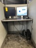 LOT - 2- DELL 20'' MONITORS / APC BATTERY BACKUP / KEYBOARD / MOUSE / HEADPHONES