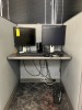 LOT - 2- DELL 20'' MONITORS / APC BATTERY BACKUP / KEYBOARD / MOUSE / HEADPHONES