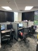 GRAY CUBICLE STATIONS - 8- 3'x3' / 1- 4'x2' - 3