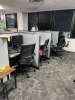 GRAY CUBICLE STATIONS - 8- 3'x3' / 1- 4'x2' - 5