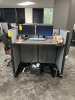 GRAY CUBICLE STATIONS - 8- 3'x3' / 1- 4'x2'