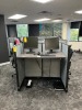 GRAY CUBICLE STATIONS - 12- 3'x3' / 1- 4'x2'