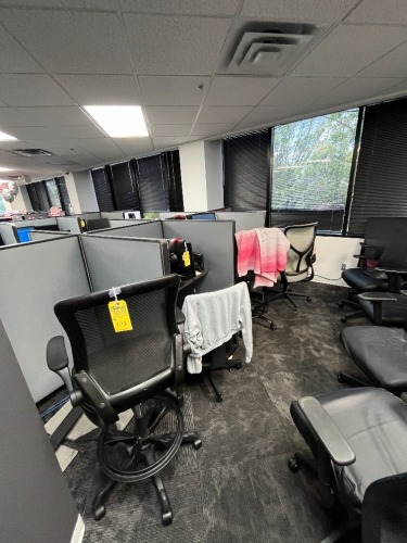 ASSORTED ROLLING OFFICE CHAIRS