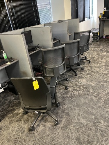 ASSORTED ROLLING OFFICE CHAIRS