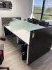 CUBICLES WITH GLASS DIVIDERS - 4'x2'