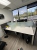 CUBICLES WITH GLASS DIVIDERS - 4'x2' - 2