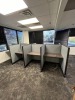 GRAY CUBICLE STATIONS - 3'x3' - 2