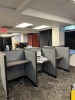 GRAY CUBICLE STATIONS - 3'x3' - 2