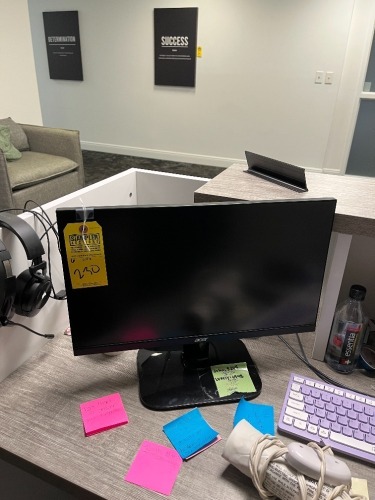 ACER 22'' MONITORS - WITH KEYBOARD & MOUSE