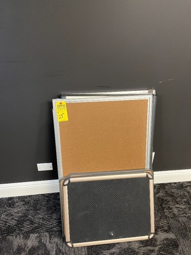 ASSORTED BOARDS - CORKBOARDS / WHITE BOARDS