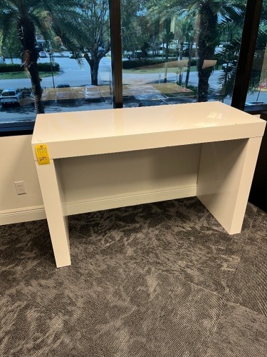 WHITE TABLE - 57''x36''