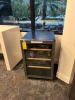 INSIGNIA NS-BC130GPI MINI FRIDGE WITH GLASS DOOR
