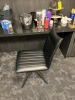 BLACK LEATHER CHAIR