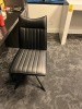 BLACK LEATHER CHAIR - 2