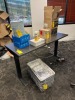 GRAY ADJUSTABLE HEIGHT TABLE - 5'x2'