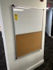 ASSORTED BOARDS - 1- CORKBOARD / 1- WHITE BOARD