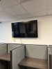 SAMSUNG TELEVISION WITH WALL MOUNT & REMOTE - 55''