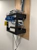 ASSORTED - 4- SWITCHES / 1- UPS / 1- SERVER WALL RACK - 3