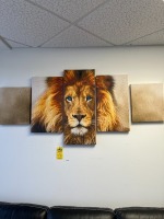 5-PIECE LION PICTURE
