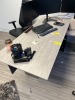 DESK WITH FILE CABINET CONSOLE
