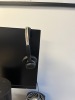 LOT - TRIPLE MONITOR MOUNT / 3- HP 24'' MONITORS / BATTERY BACKUP / KEYBOARD / MOUSE / HEADPHONES - 4