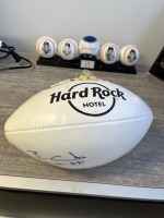 SIGNED FOOTBALL - #87 / GO PATS