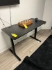 BLACK ADJUSTABLE HEIGHT TABLE - 2'x4'