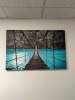 ASSORTED SIZE PICTURES - MOVIE MOB / WATER WITH BRIDGE / GIRAFFES - 2