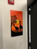 ASSORTED SIZE PICTURES - MOVIE MOB / WATER WITH BRIDGE / GIRAFFES - 3