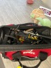 HUSKY BAG WITH TOOLS - HAMMER, LEVEL, PLIERS, ETC - 3