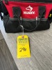 HUSKY BAG WITH TOOLS - HAMMER, LEVEL, PLIERS, ETC - 4
