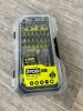 ASSORTED - RYOBI STUD FINDER / IMPACT DRIVING SET BITS - 2
