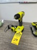 RYOBI PCL201 3/8'' DRILL WITH BATTERY & CHARGER (LIKE NEW)