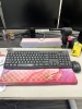 LOT - 3- ACER 22'' MONITORS / BATTERY BACKUP / KEYBOARD / MOUSE / CAMERA - 5