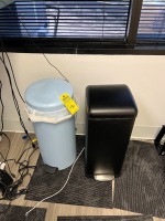 ASSORTED GARBAGE CANS