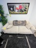 LIGHT TAN FABRIC SOFA