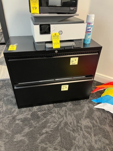 LATERAL FILE CABINET WITH 2 DRAWERS (NO CONTENTS)