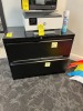 LATERAL FILE CABINET WITH 2 DRAWERS (NO CONTENTS)