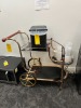 GOLD TONE / BLACK BEVERAGE CART