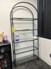 SHELVING UNIT WITH 5 GLASS SHELVES