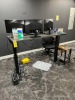GRAY ADJUSTABLE HEIGHT TABLE - 5'x2'