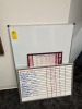 ASSORTED WHITE BOARDS
