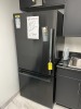 HISENSE BLACK REFRIGERATOR / FREEZER - 17 CU FT
