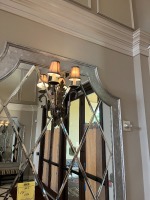 METAL WALL SCONCES WITH TAN SHADES ***TO BE REMOVED BY MAINTENANCE DEPARTMENT***