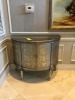 SILVER 1/2 MOON TABLE - 44''W x 22''D - 2